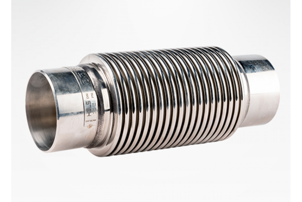 Нержавеющий осевой компенсатор HLS-30 MKB - DN25 под приварку 